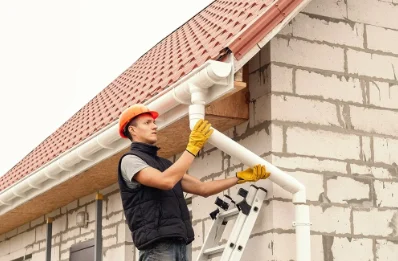 Pose et remplacement de gouttières à Champigneulles
